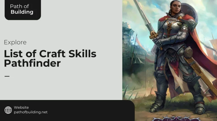 List of Craft Skills Pathfinder