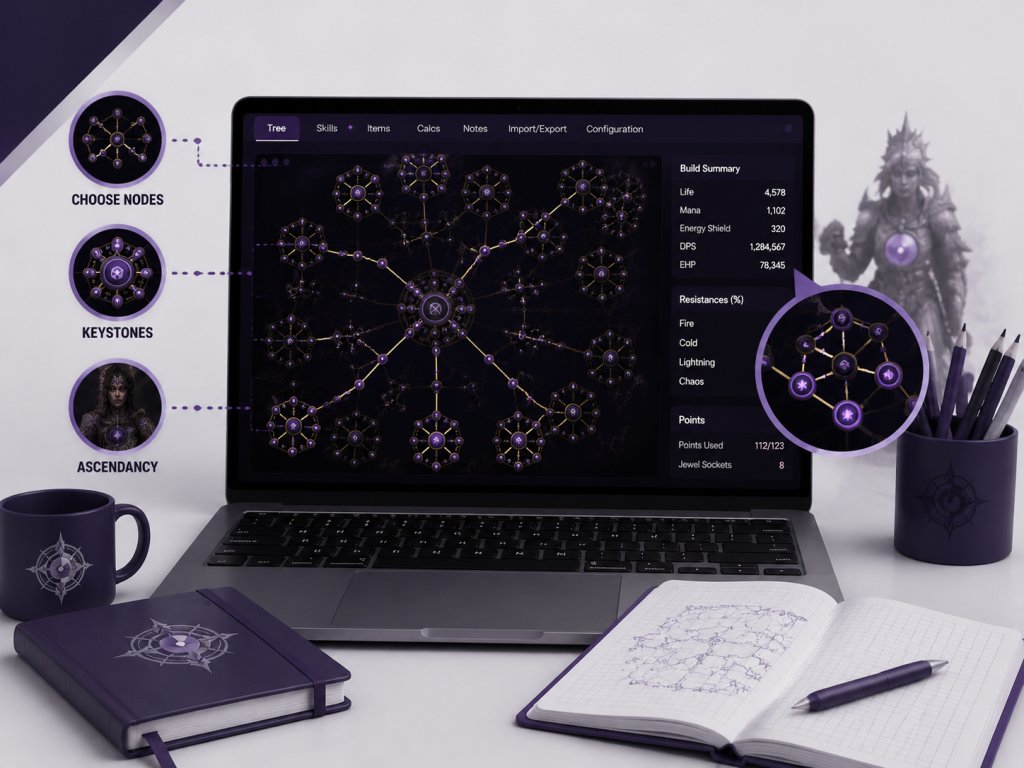 Skill Tree Planning and Passive Node Management